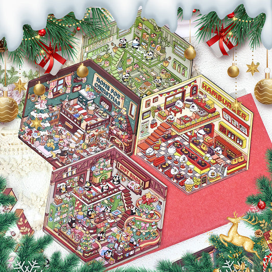 Miniature Scenes 3D Sticker - Christmas Series [SY-3]